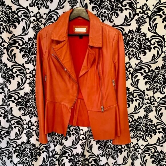 Danier moto peplum leather jacket - Picture 3 of 15